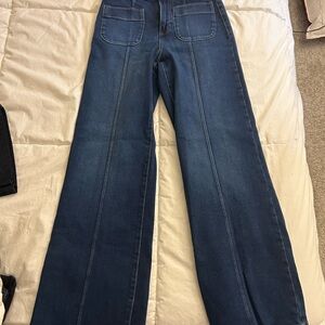 LC Lauren Conrad Dark Blue Flare Jeans